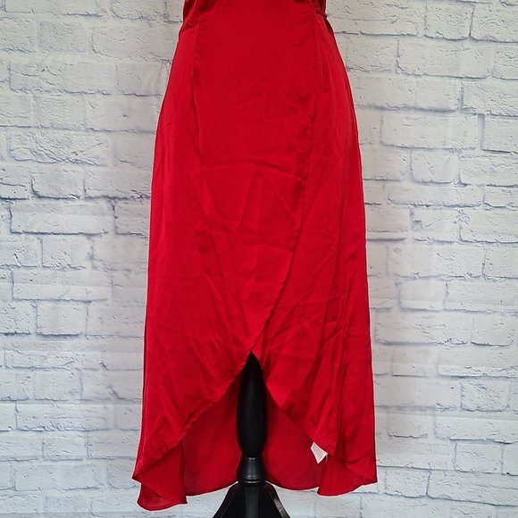 Somedays Lovin Evening Sun Wrap Dress in Red Size XS - Picture 4 of 12
